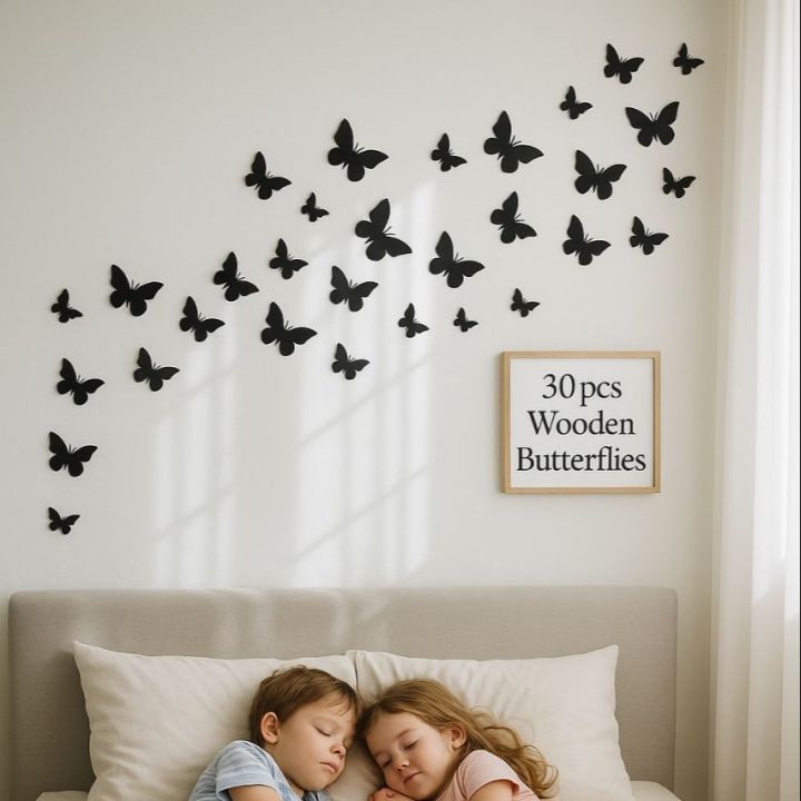 Elegant MDF Butterfly Wall Decor