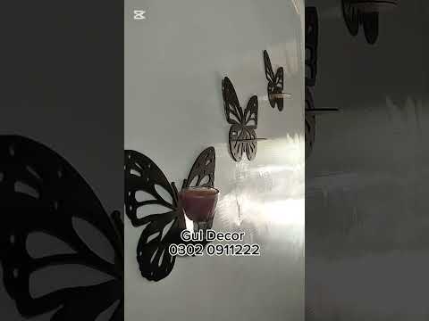Butterfly LED Candle Wall Shelf