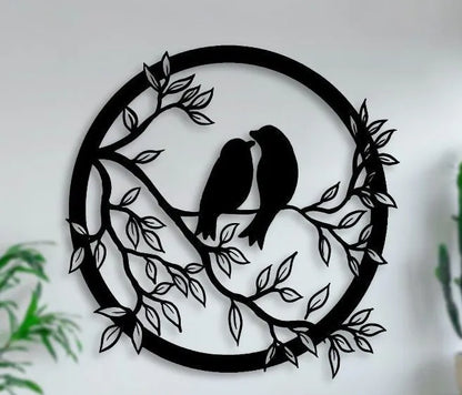 Wooden Bird Wall Art Decor Birds
