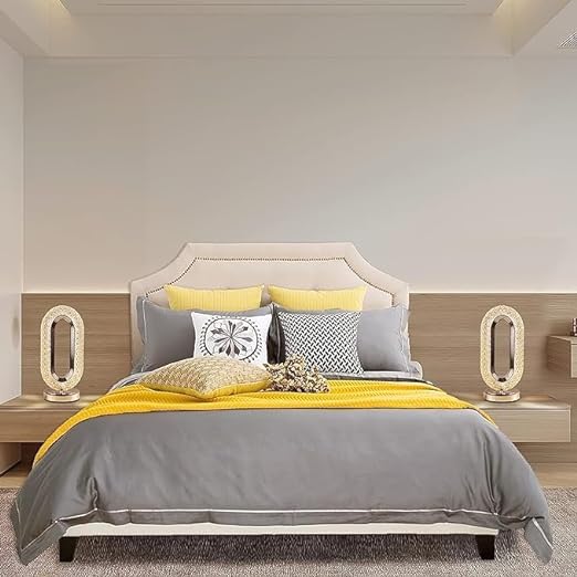 Luxury crystal table lamp for bedroom and living room