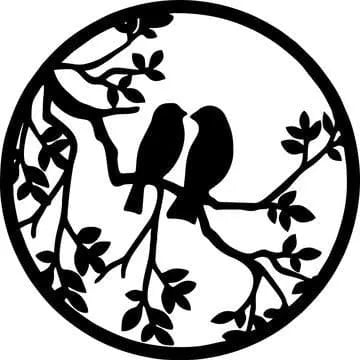 Wooden Bird Wall Art Decor Birds