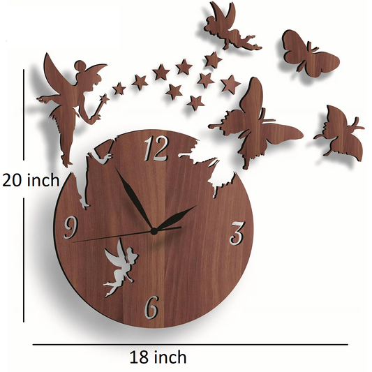 Fairy Clock Wooden