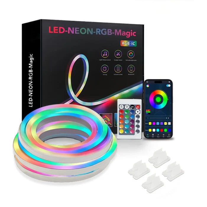 Magic RGB Neon Strip Light (5 Meter)