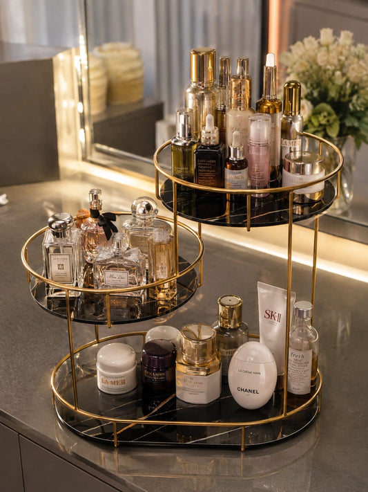 3-Tier  Makeup Organizer  – Multi-Functional Storage
