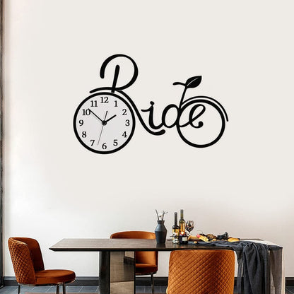 Modern “Be Grateful” Wall Clock – Elegant 3D Artistic Design