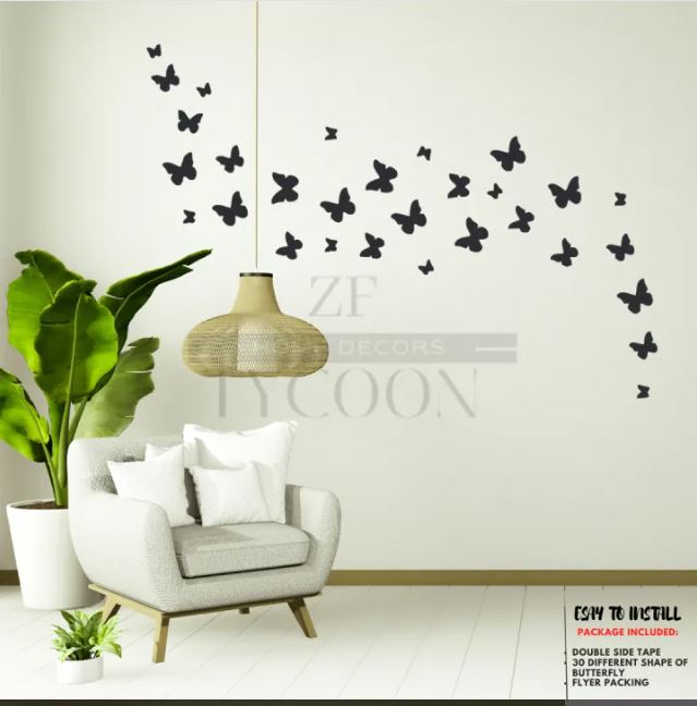 Elegant MDF Butterfly Wall Decor